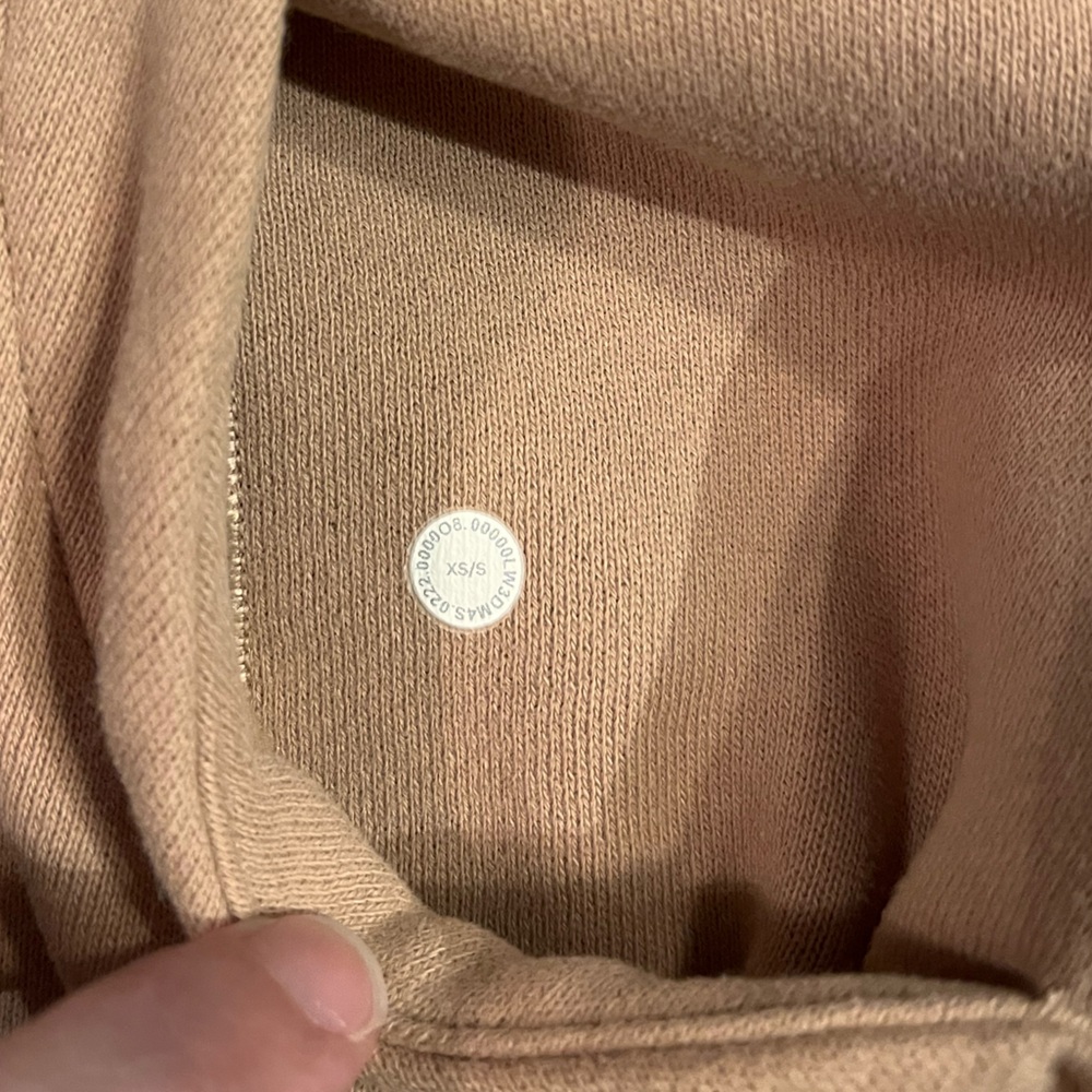 SOLD Lululemon Scuba Oversized Half-Zip Hoodie in Pink Clay Size XS/S - Picture 7 of 7